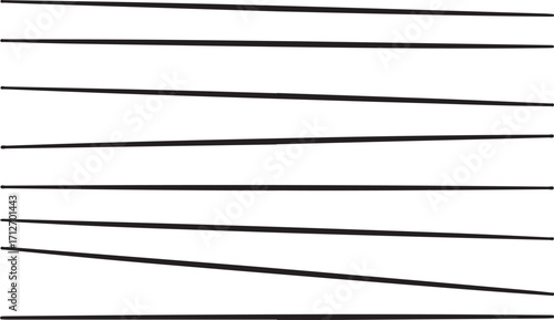 Black parallel lines on white background abstract