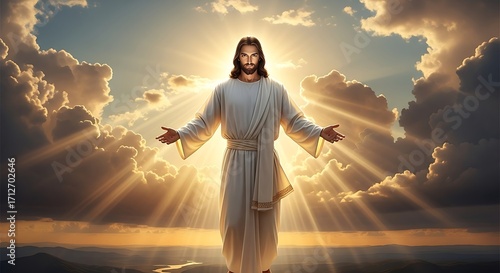 Resurrected Jesus Christ in Heavenly Glory.