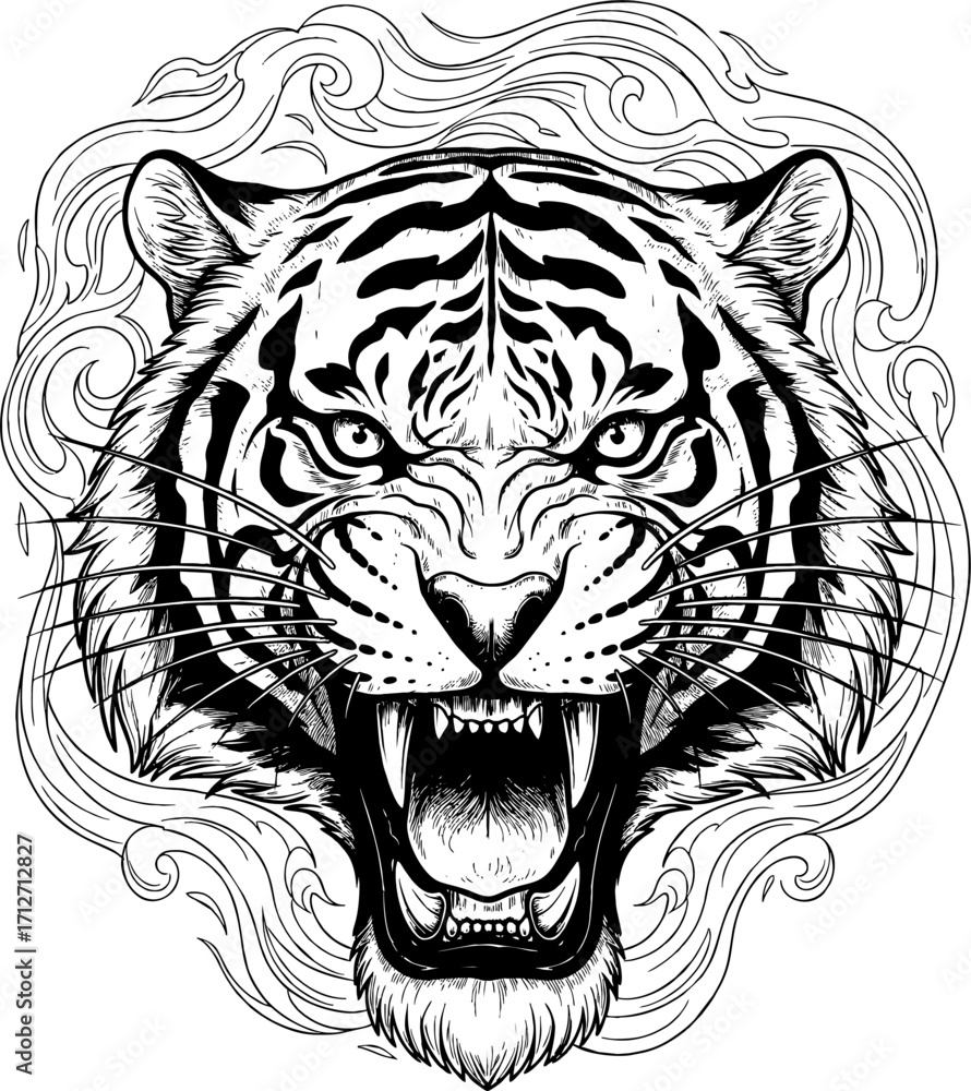 Obraz premium TIGER2-12.eps