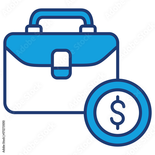 Work Blue Icon