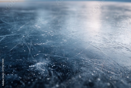 Wallpaper Mural A blue ice rink with a lot of snow on it Torontodigital.ca