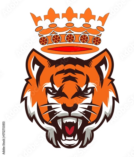 The image shows a picture of a crowned lion icon.