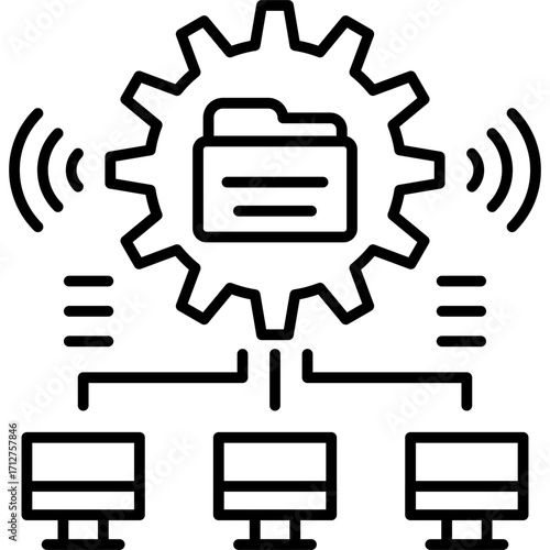 File Transfer Icon
