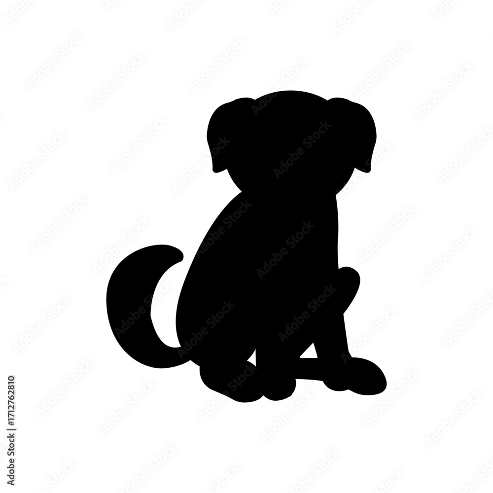 Fototapeta premium Cute Dog Cartoon vector illustration 