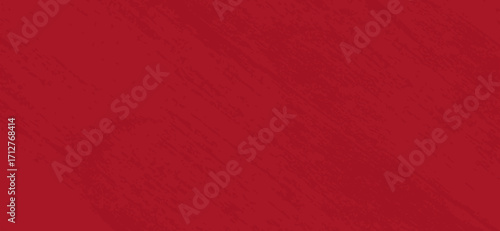 The image features a textured red background with subtle, diagonal brushstrokes, creating a visually interesting and slightly distressed effect across the entire frame in solid form