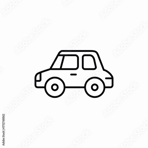 car vehicle icon sign vector