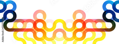 Abstract Festival colorful gradient wave design. Colorful gradient strokes and swirls vector illustration.