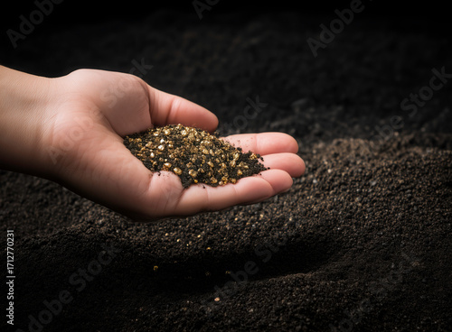 Gold_mining_holding_gold_in_a_hand_01