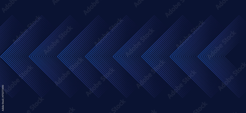 Blue chevron pattern with a gradient effect provides a modern abstract background featuring sharp geometric shapes and directional movement, suitable for sleek digital designs
