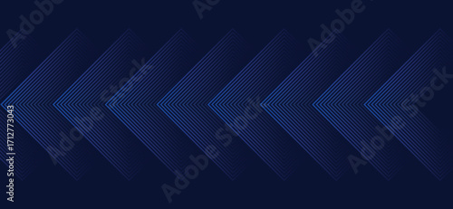 Blue chevron pattern with a gradient effect provides a modern abstract background featuring sharp geometric shapes and directional movement, suitable for sleek digital designs