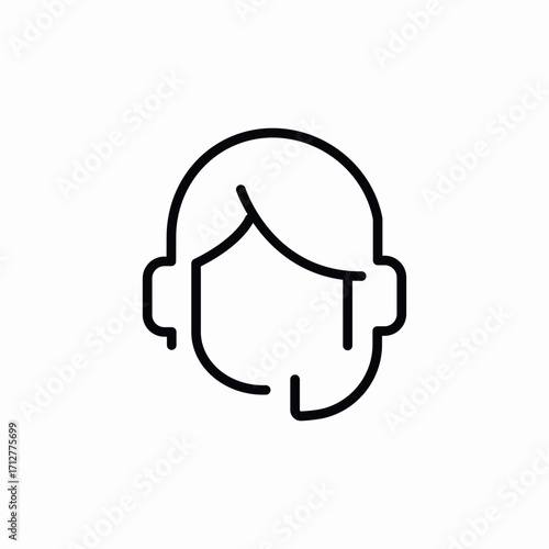 support center icon sign vector