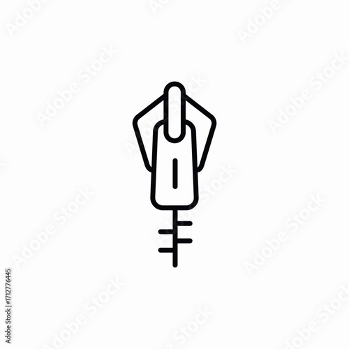 zip clothes icon sign vector