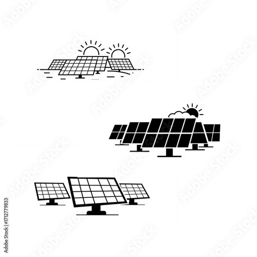 Clean energy solar panels harness sunlight powering sustainable future for eco-friendly innovation
