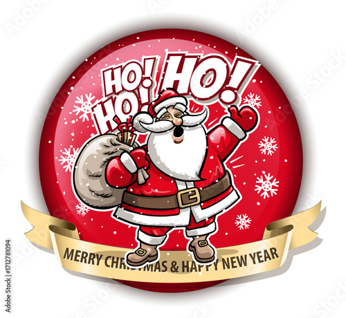 santa's christmas button.ai