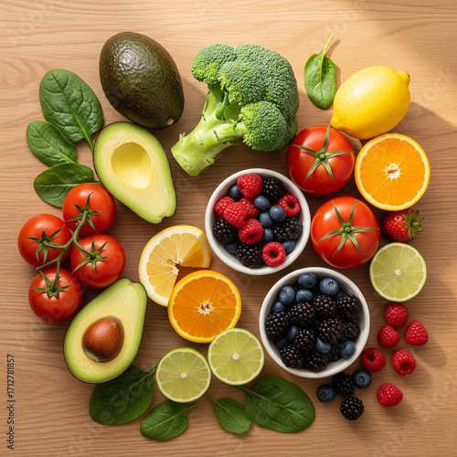 fruits and vegetables