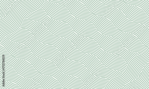 farm green banner, organic abstract background with fields. wavy green lines, natural organic products. ecology background. striped farmer green Pattern