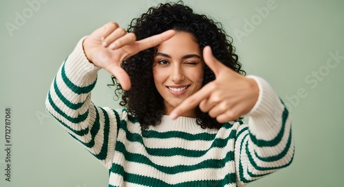 Young Woman Whisking Ingredients in a Kitchen, Healthy Cooking Concept
