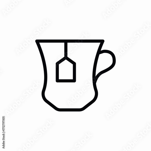 tea cup icon sign vector