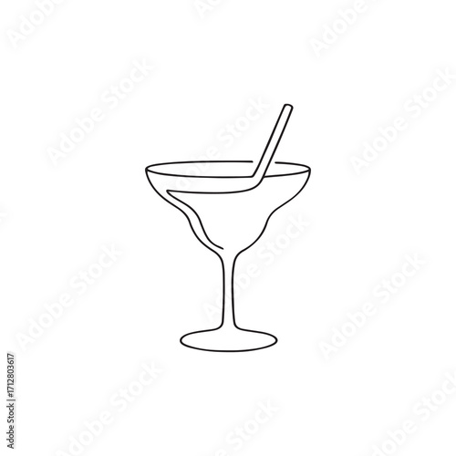 glass with cocktail