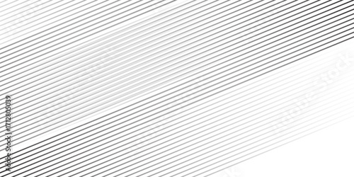Horizontal line pattern. From thin line to thick. Parallel stripe. Black streak on white background. Straight gradation stripes. Abstract geometric patern.