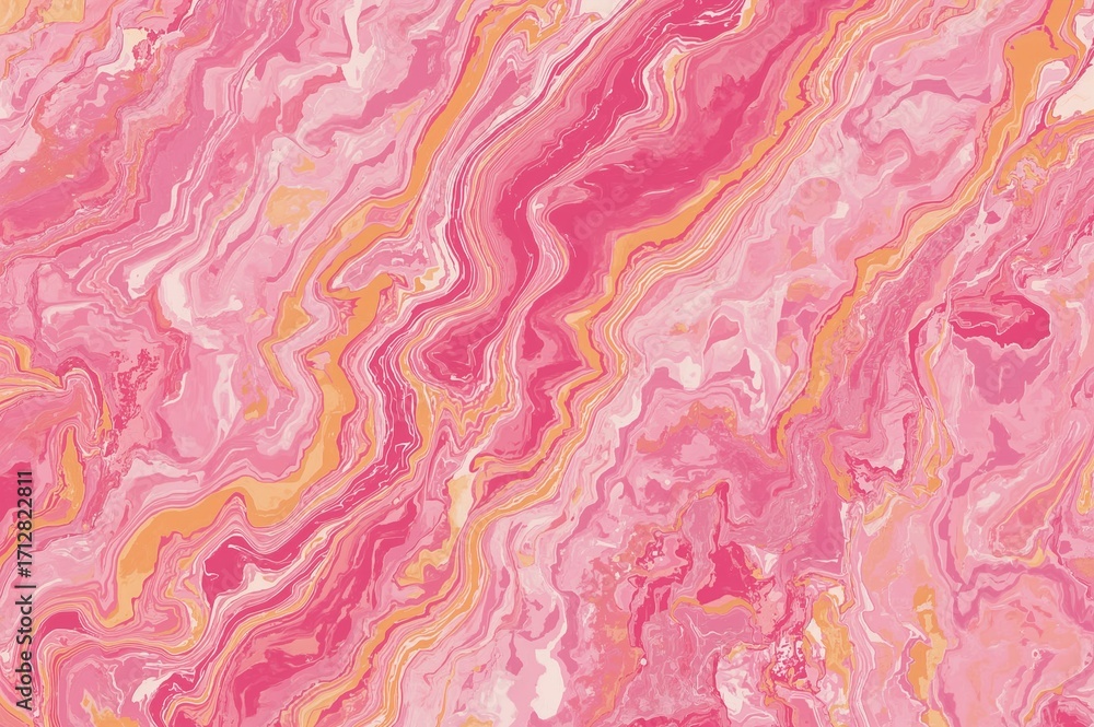Fototapeta premium Colorful seamless acrylic texture with hand-drawn abstract design for textiles and wallpaper