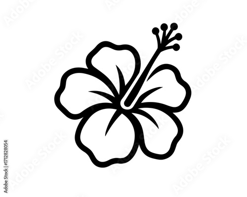 Minimalist Cannabis Leaf – Geometric Herbal Silhouette