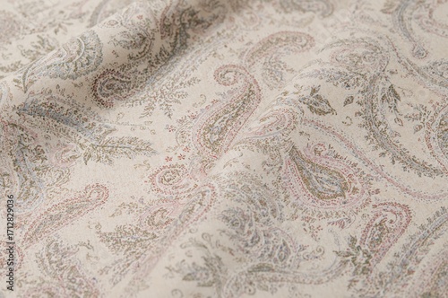 Small floral and paisley design for apparel