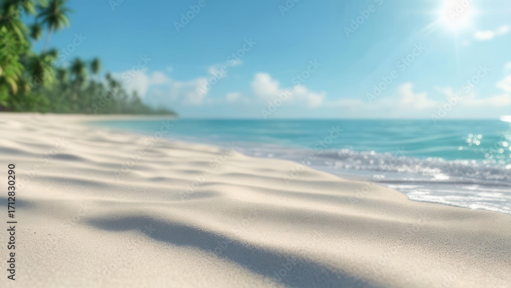 Fototapeta premium Tropical beach scene