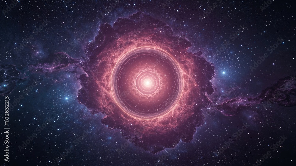 Fototapeta premium Gateway to a different dimension, abstract metaphysical backdrops