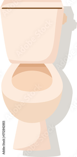 toilet bowl isolated on white background