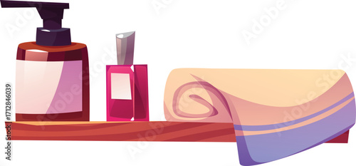 nail polish on white background