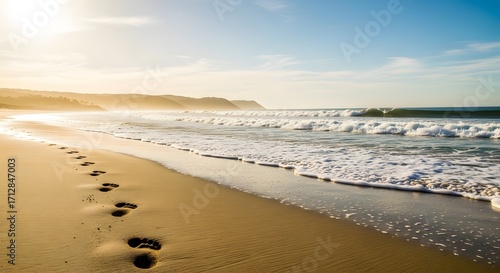 Photorealistic Whisk with Flour Dust Particles in a Kitchen Setting