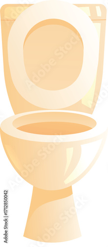 vector illustration of toilet bowl