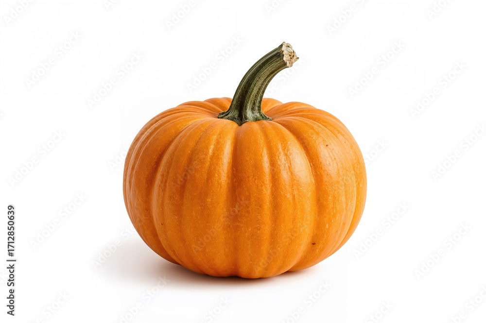 Fototapeta premium White pumpkin isolated on a plain background for food and decoration