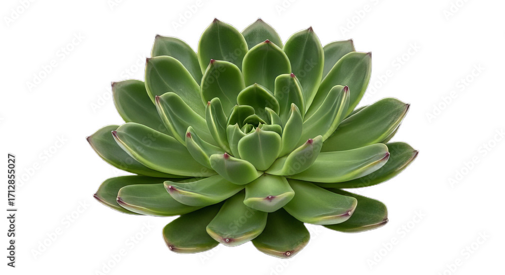 Fototapeta premium Vibrant green succulent plant, a captivating display of nature's elegance, perfect for any botanical lover, an eye-catching addition to your home