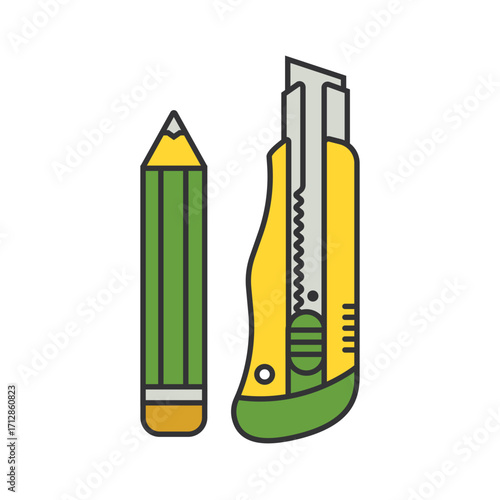 The image shows a picture of a pensil sharpener icon.