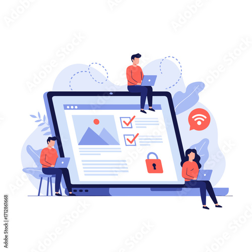 Teamwork and Technology for Online Security and Data Protection.