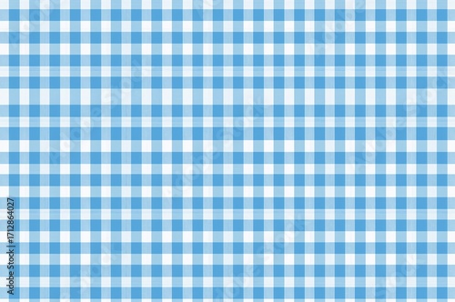 Seamless blue gingham design ideal for picnic linens in spring, featuring tartan textures, stripes, and suitable for clothing and crafts.