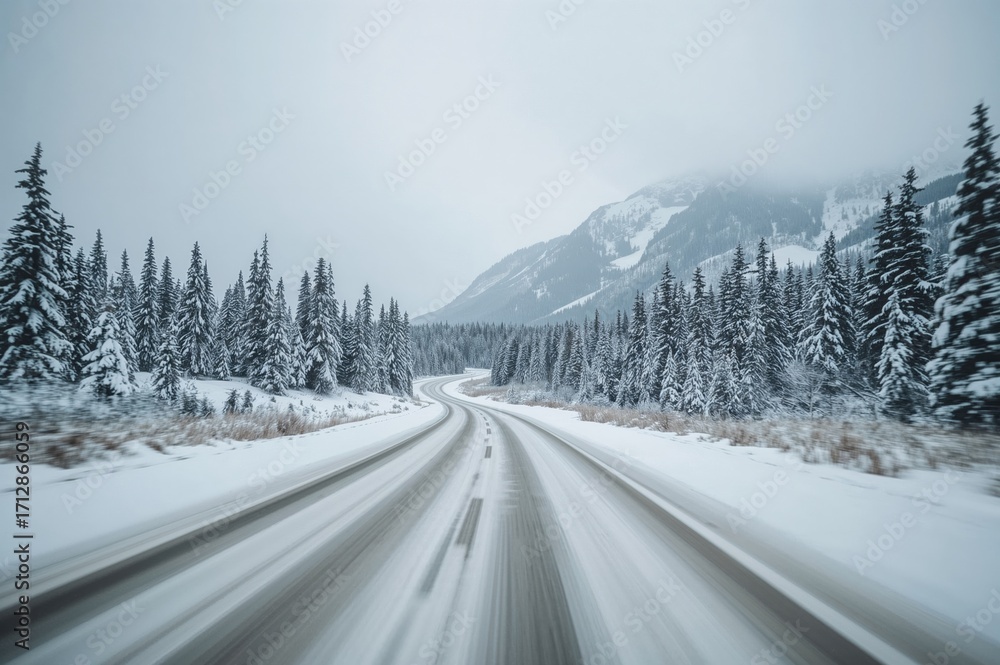 Obraz premium Guidelines for Snow Conditions
