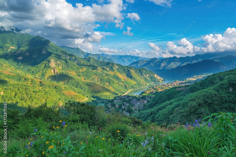 Naklejka premium Scenic Views from the Southwestern Region