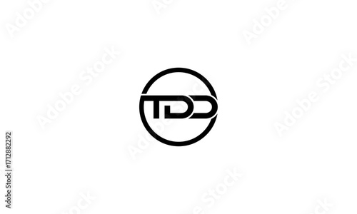 TDD initial letters, monogram logo