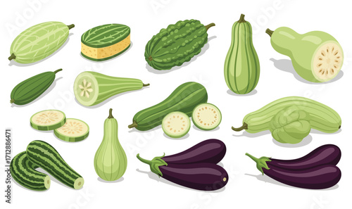 Vector illustration vegetable and healhy food