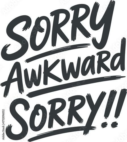 sorry awkward sorry vector eps file.
