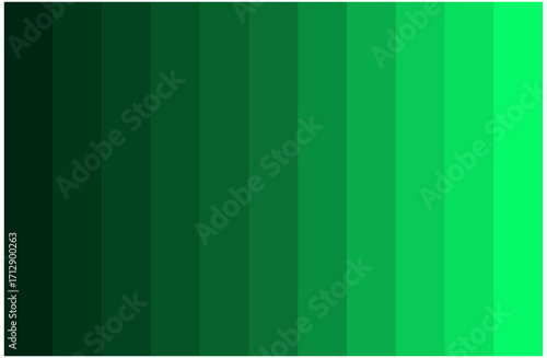 Green Color Shades Swatches Set Pantone Palette Abstract Graphic Design Vector