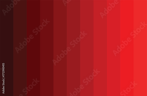 Red Color Shades Swatches Abstract Set Pantone Palette Graphic Design Vector