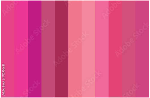 Pink Multicolor Shades Swatches Abstract Set Pantone Palette Graphic Design Vector