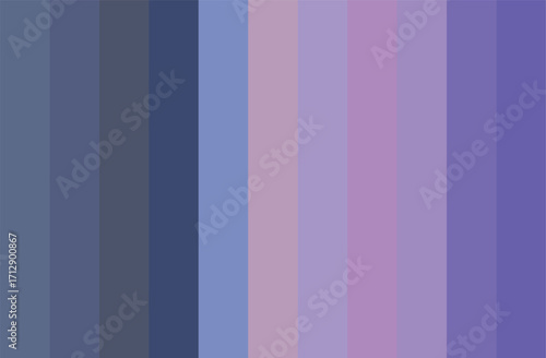 Purple Multicolor Shades Swatches Abstract Set Pantone Palette Graphic Design Vector