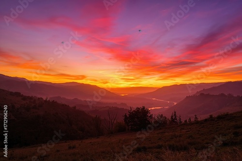 Beautiful Landscape at Dusk