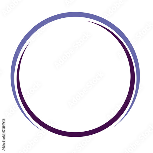 Circle round frame Border background modern symbol