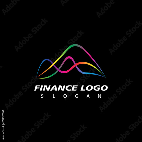 Finance and Accounting Logo Design Vector